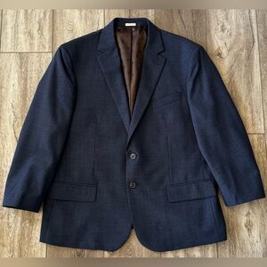 Joseph Abboud Heritage Men’s Blazer Sport Jacket 100% Italian Wool Size 44S Navy
